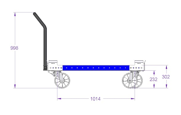 Palettenwagen 1260 × 1190 mm
