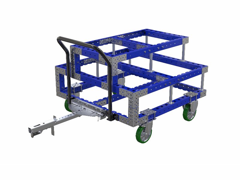 Carrito de Manejo de Materiales Cigüeñal FlexQube- 1190 x 1190 mm