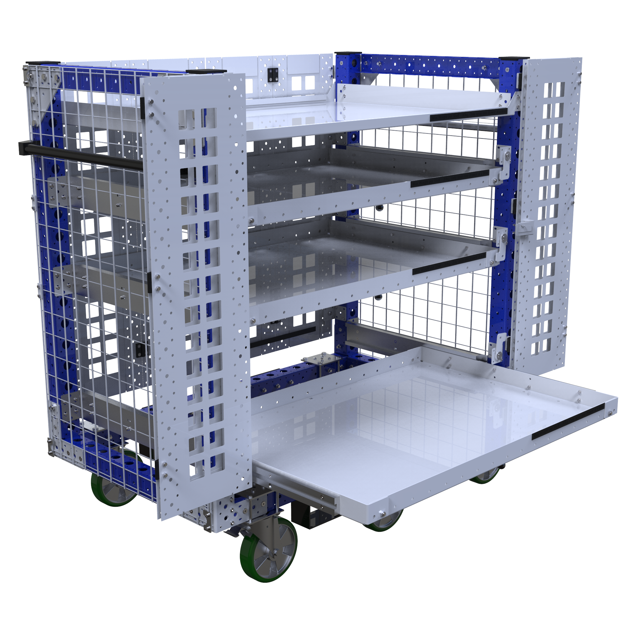 Extendable Shelf Cart - 1400 x 840 mm
