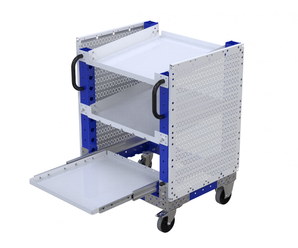 Modular material handling tool cart