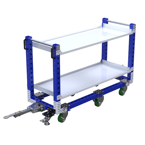 Flacher Regalwagen - 630 x 1680 mm