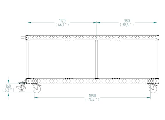 Assembly Table - 770 x 2170 mm