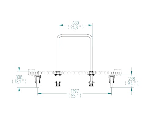 Wagen für Kartons – 1750 × 2240 mm