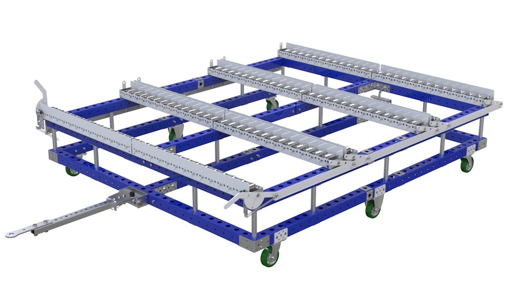 Carro de rodillos para tarimas de 2030 x 2800 mm