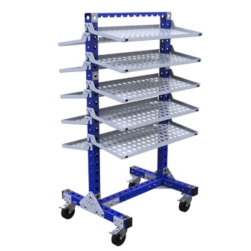 Flow Shelf Cart - 910 x 770 mm