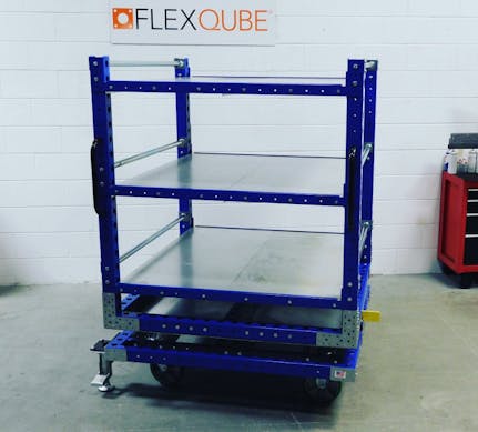 Rotating Shelf Cart 50 x 50 inch