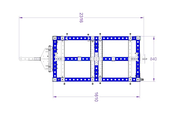 4 in 1 Cart without Top Shelf
