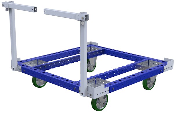 Modular & industrial material handling pallet cart by FlexQube