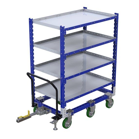 Flacher Regalwagen - 840 x 1400 mm