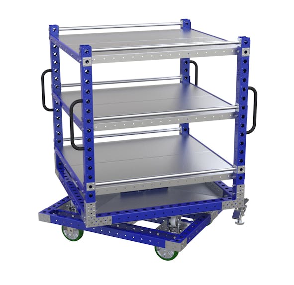 Rotating Shelf Cart 50 x 50 inch