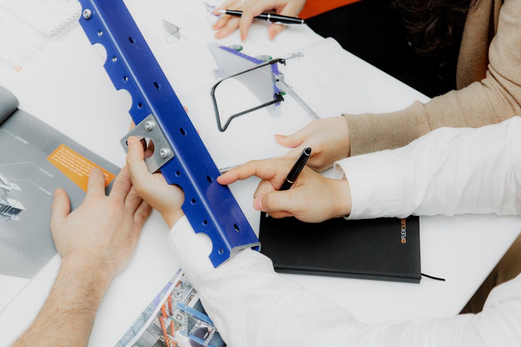 A FlexQube design and quality meeting