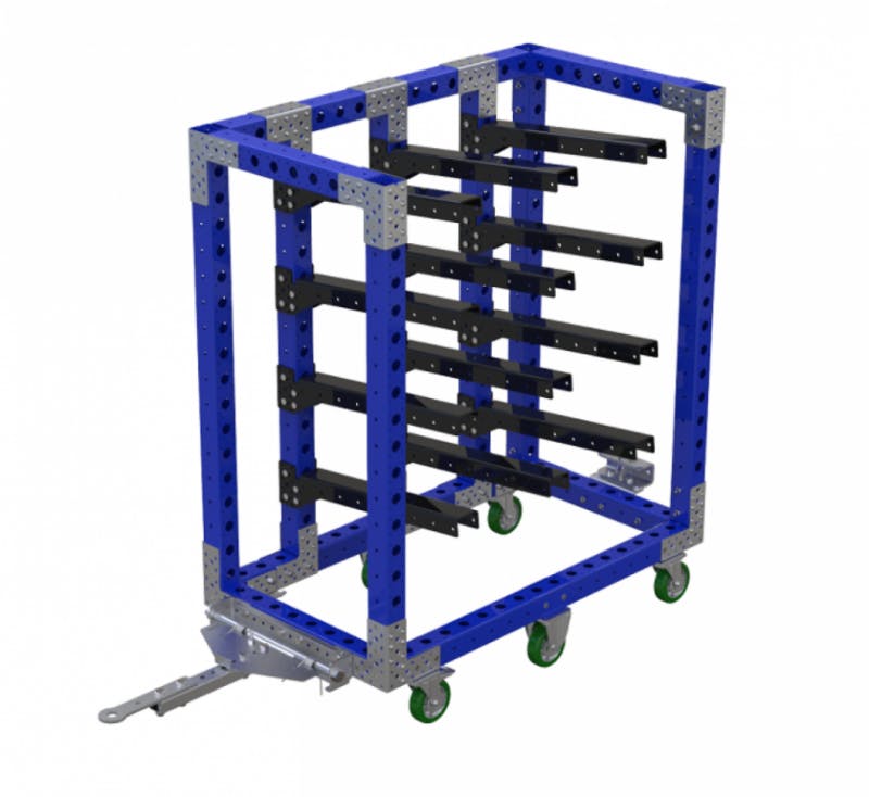 FlexQube Material Handling hanging cart