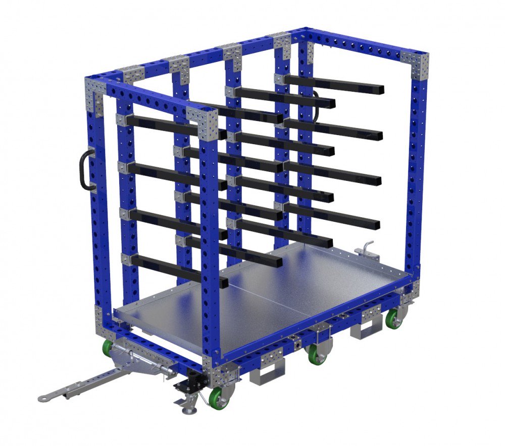 FlexQube Material Handling heavy duty hanging cart