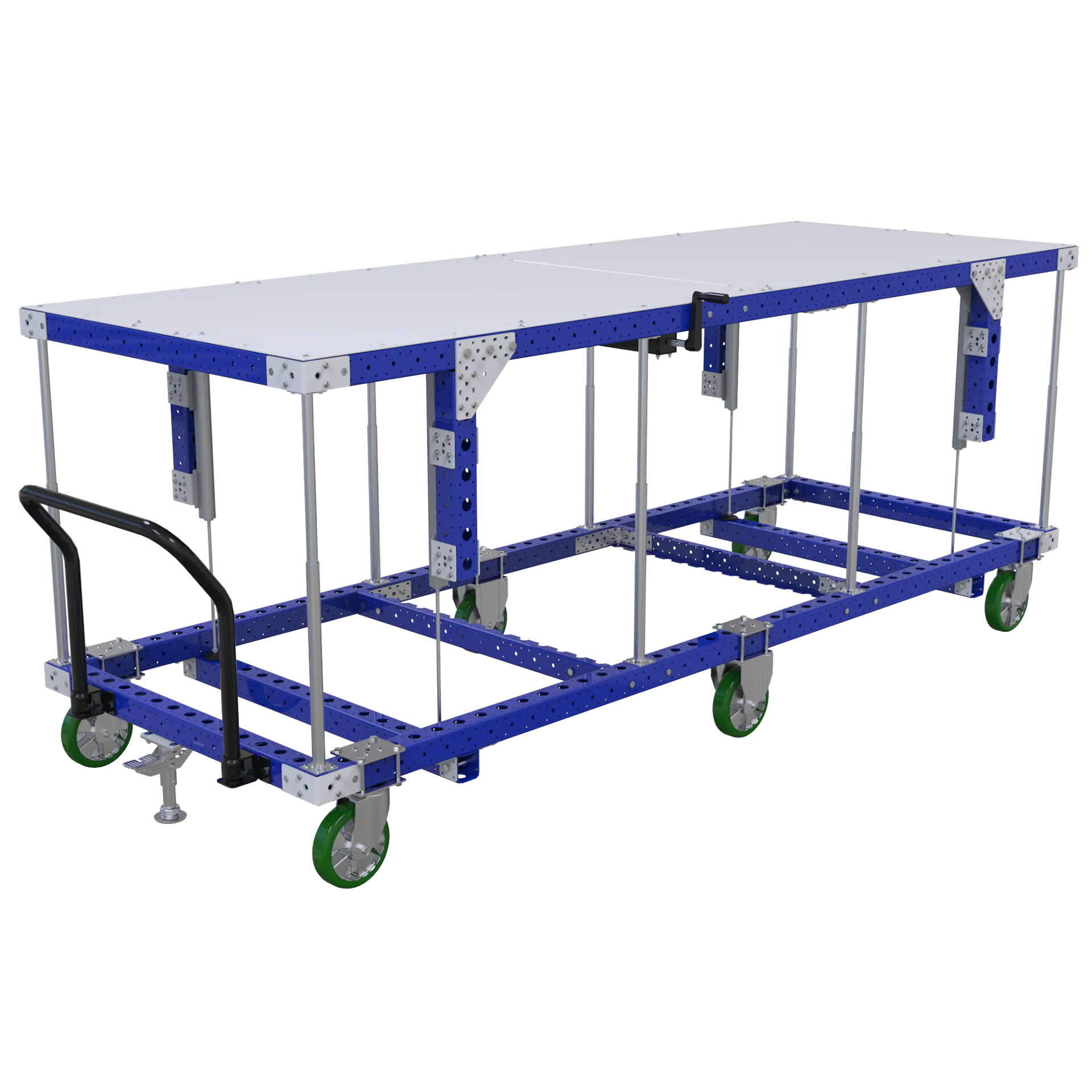 Extending Cart Adjustable Height Cart – 1120 x 3080 mm | FlexQube