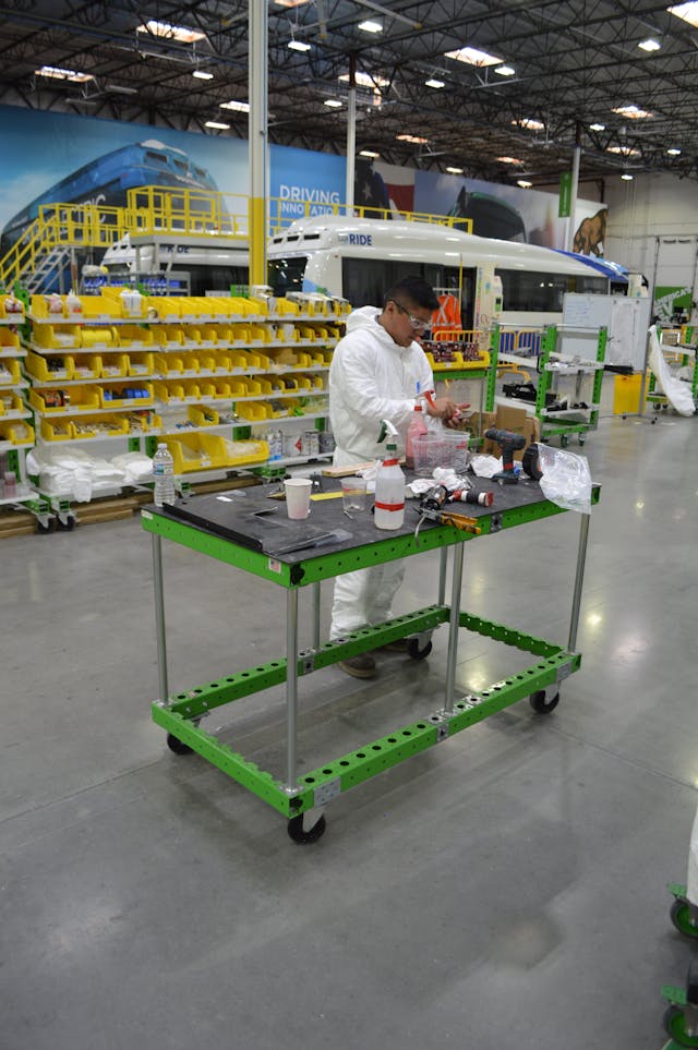 FlexQube created what Proterra needed — a flexible fleet of material handling carts.