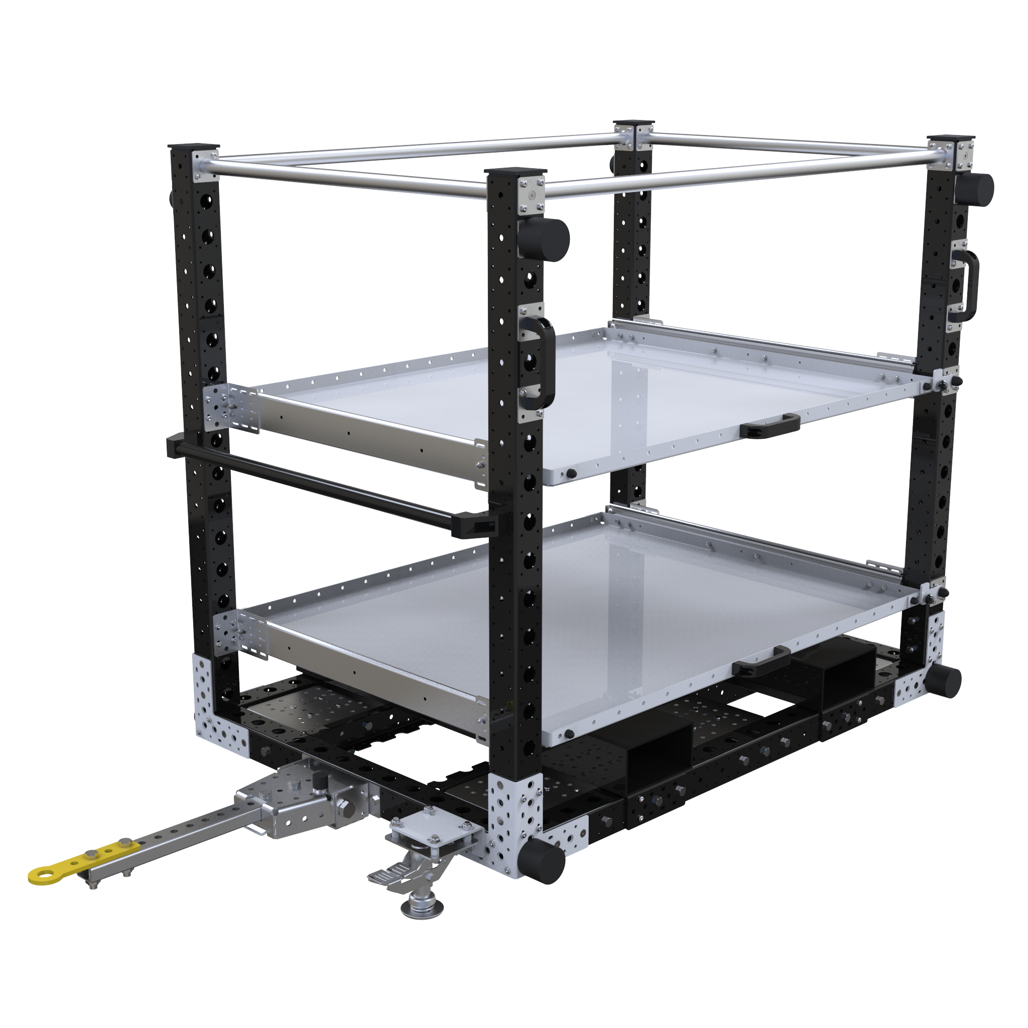 Extendable Shelf Tugger Cart – 1400 x 980 mm