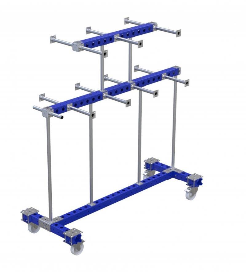 Modular hanging kit cart by FlexQube