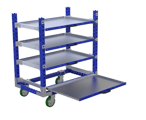 Extendable Shelf Cart - 1400 x 840 mm
