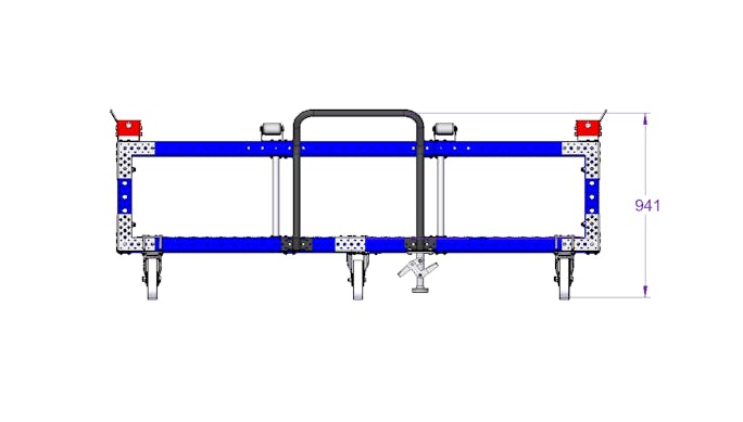 Base Cart for Container 1610 x 2450 mm