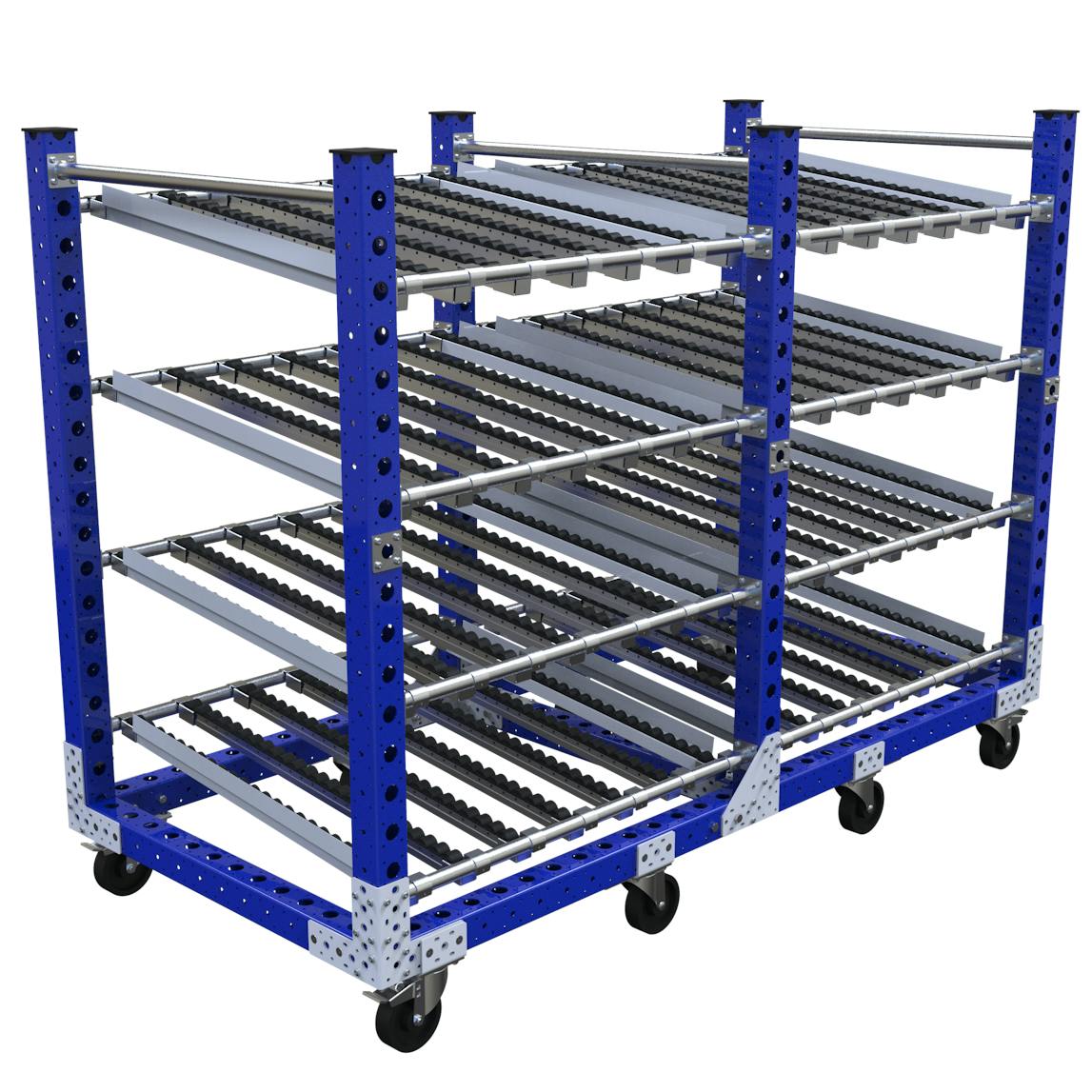 Roller Rail Cart - 83 x 39 inch | FlexQube
