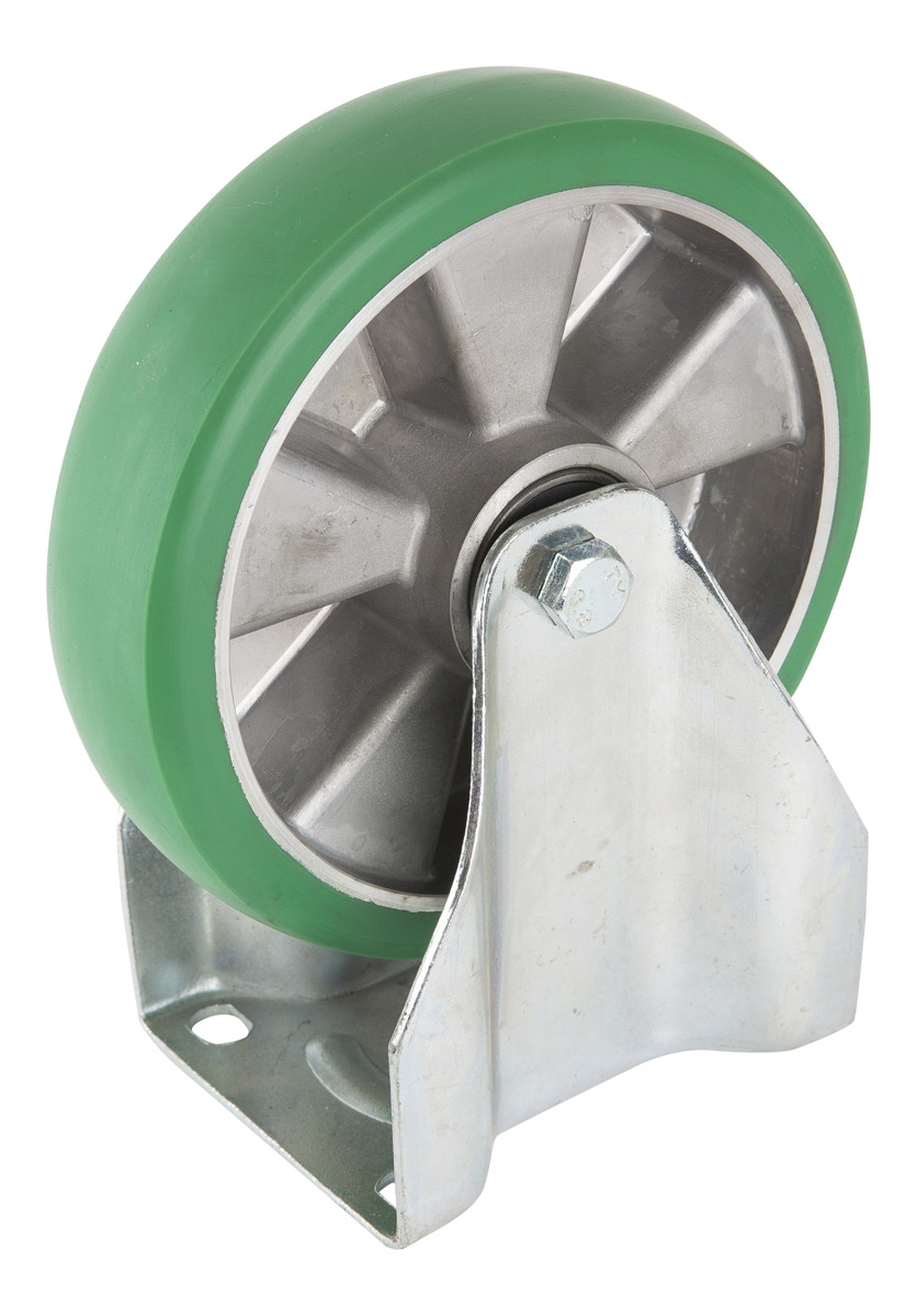 Caster Polyurethane 200 mm Fixed