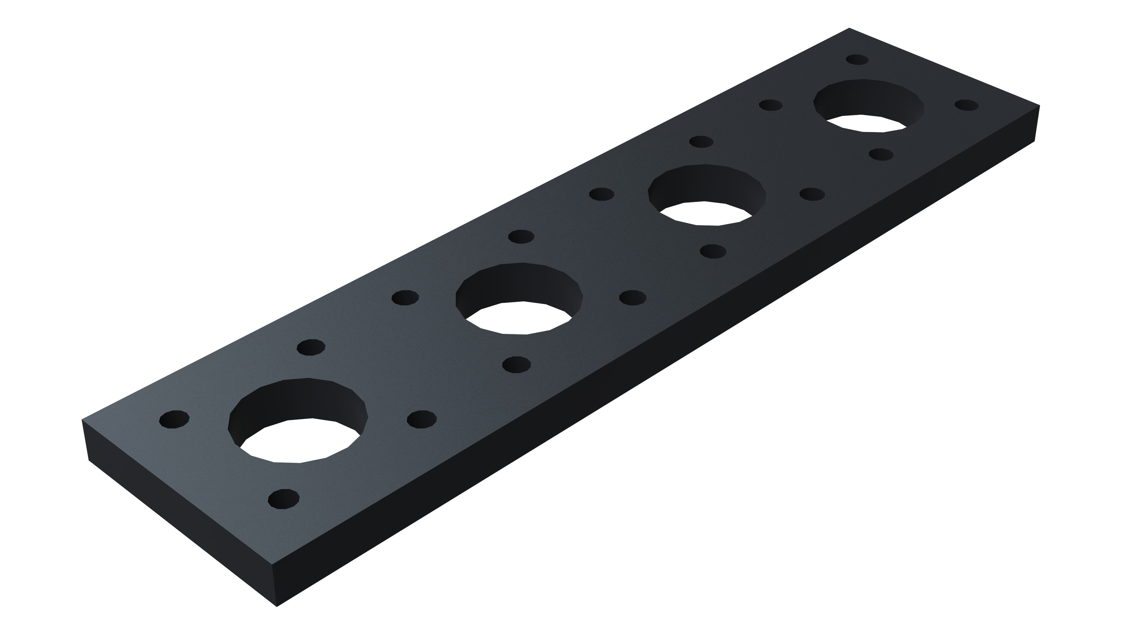 Rubber Strip 12 mm - Length 280 mm