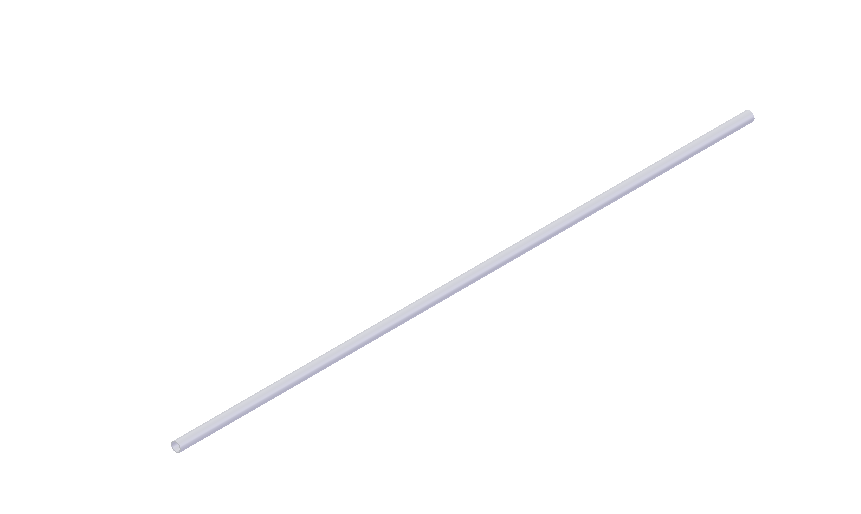 Plastic Protection Tube for M10 Rod - 830 mm