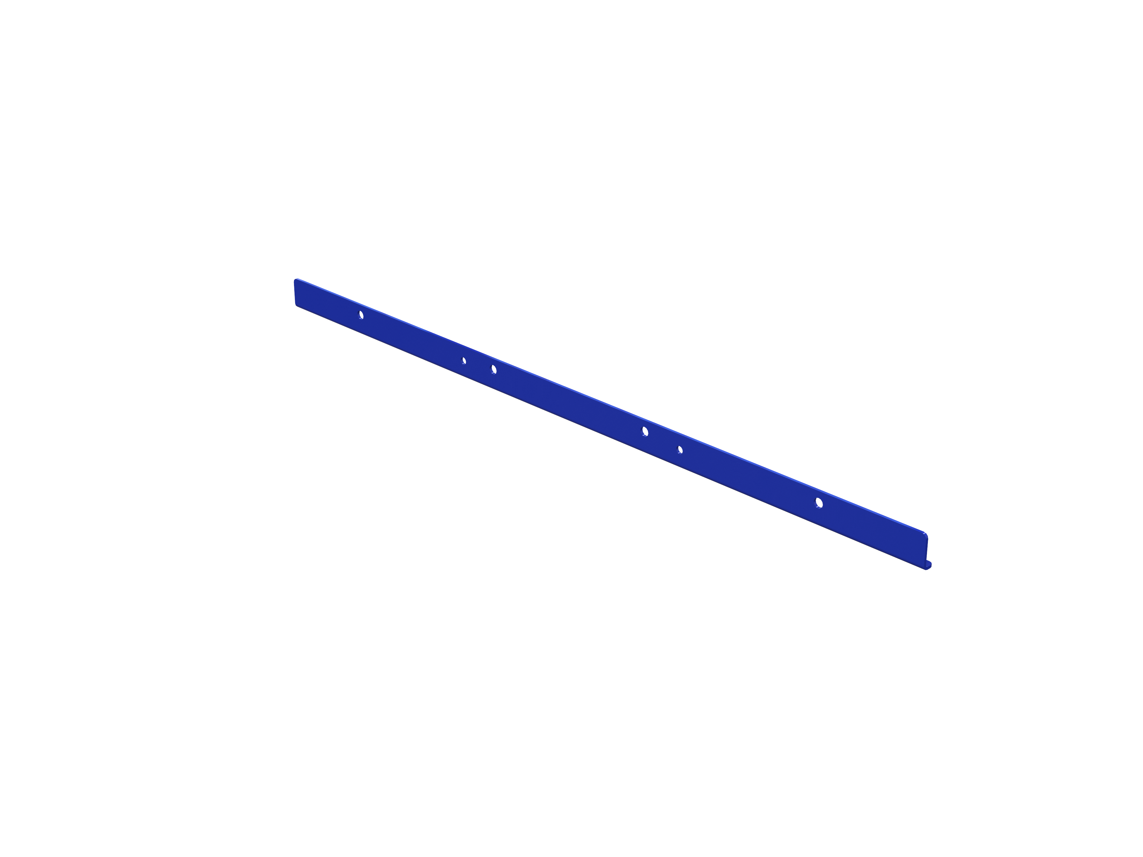 Angled plate for Telescopic Shelf - 861 mm