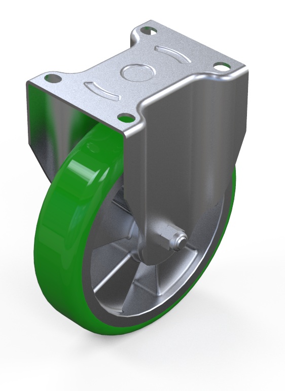 Caster Polyurethan 200 mm Fixed IP2