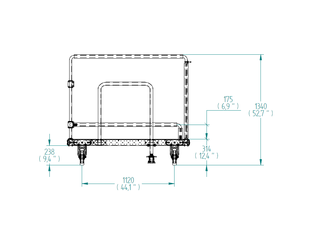 Cart for Door - 1470 x 1540 mm
