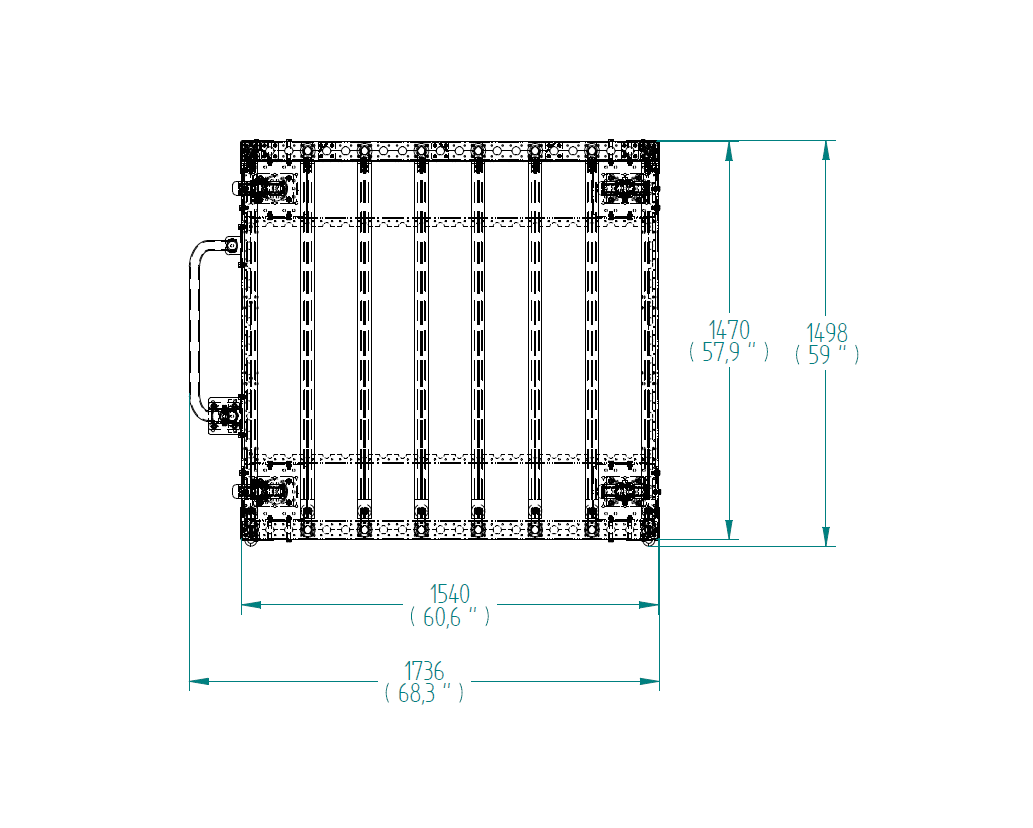 Cart for Door - 1470 x 1540 mm
