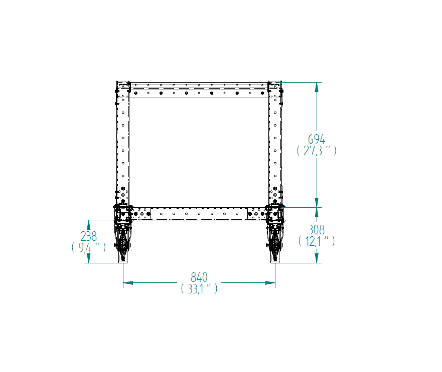 Flat Shelf Cart - 1750 x 910 mm