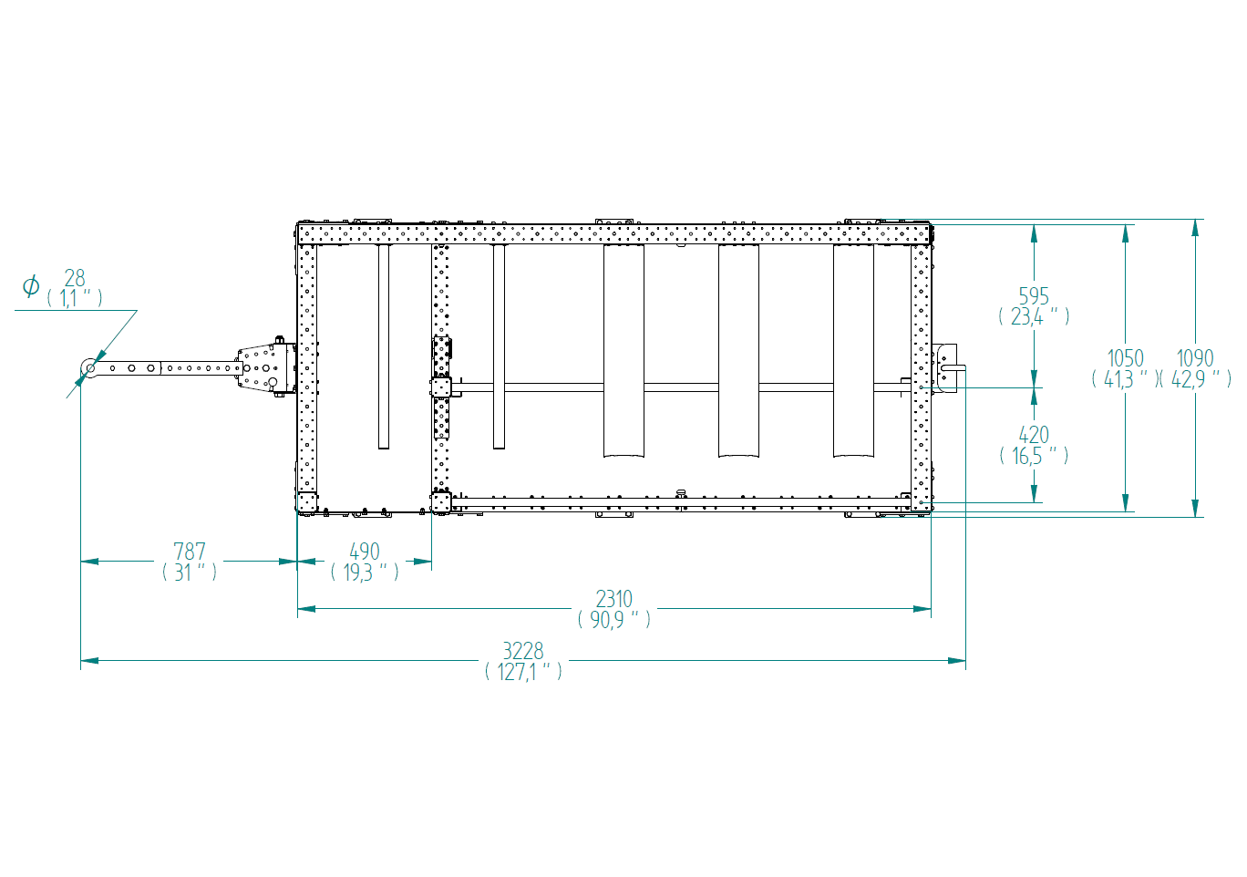 Kit Cart - 1050 x 2310 mm
