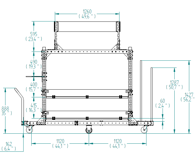 Kit Cart - 1190 x 2520 mm