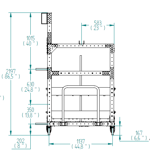 Kit Cart - 1190 x 2520 mm