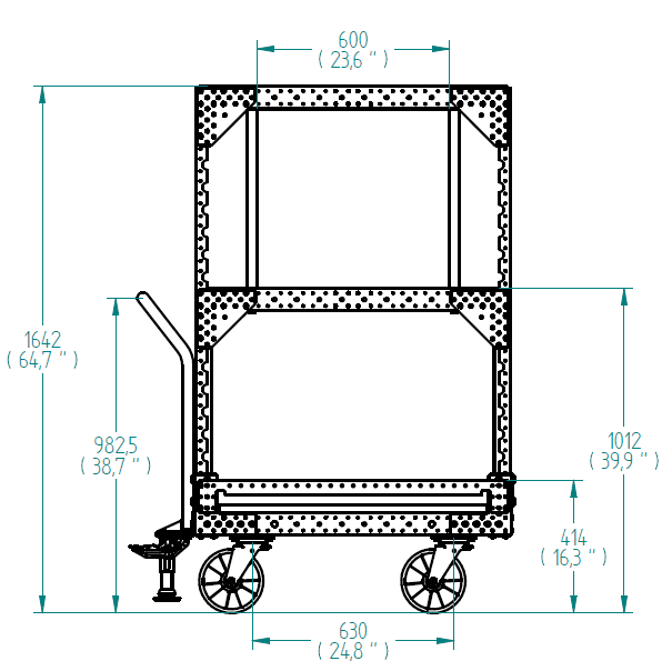 Kit cart - 1190 x 980 mm