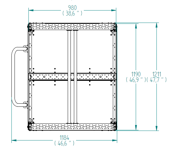 Kit cart - 1190 x 980 mm