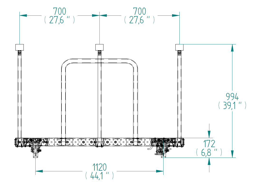 Panel Cart - 1470 x 1470 mm