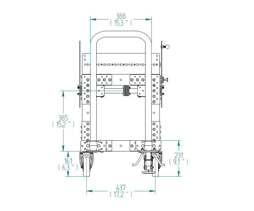 Roller Cart - 770 x 490 mm