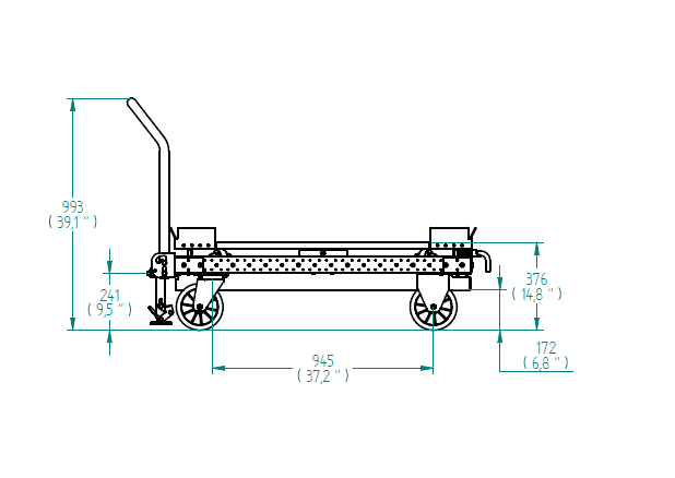 Rotating Cart - 1260 x 1260 mm
