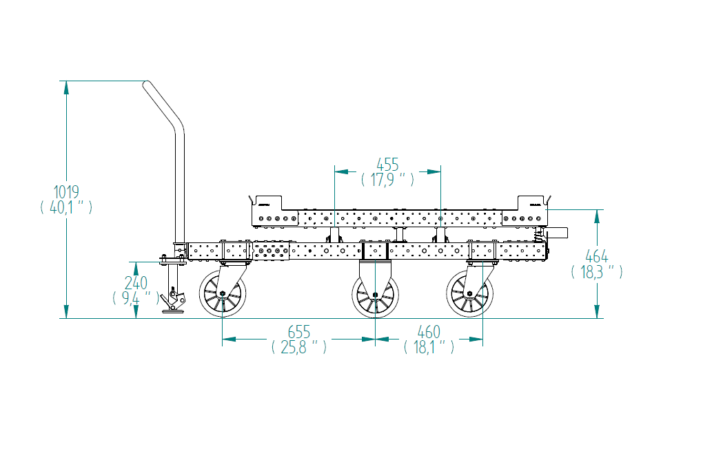 Rotating Cart - 1330 x 1540 mm