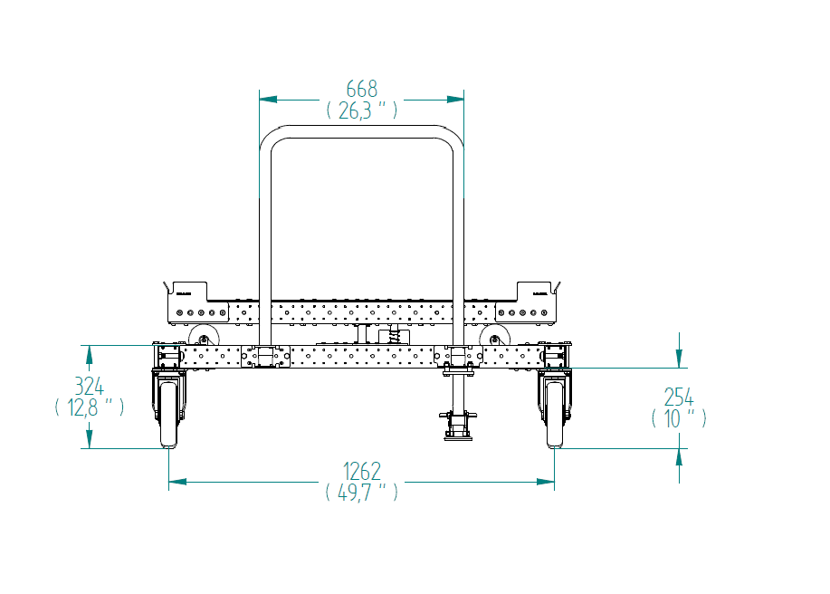 Rotating Cart - 1330 x 1540 mm