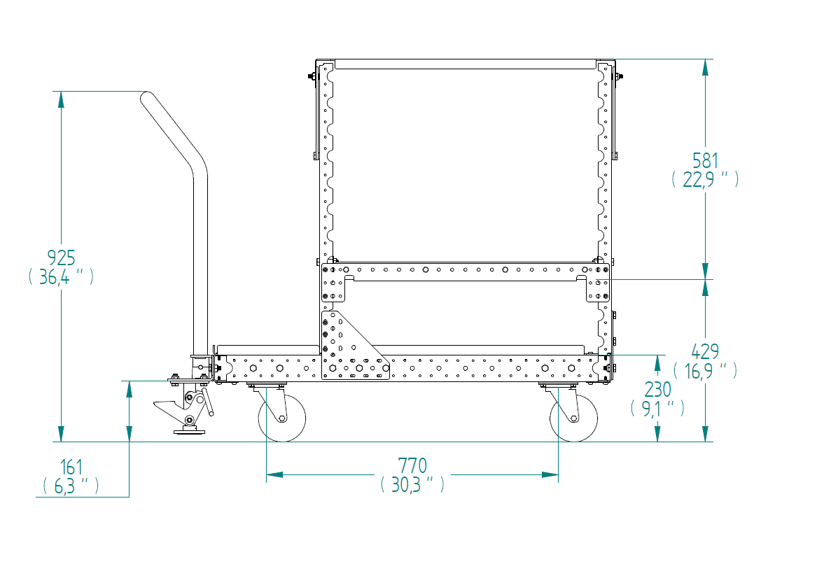 Shelf Cart - 770 x 1050 mm