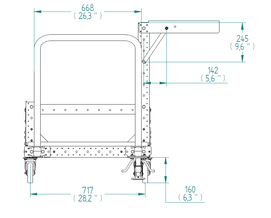 Shelf Cart - 770 x 1050 mm