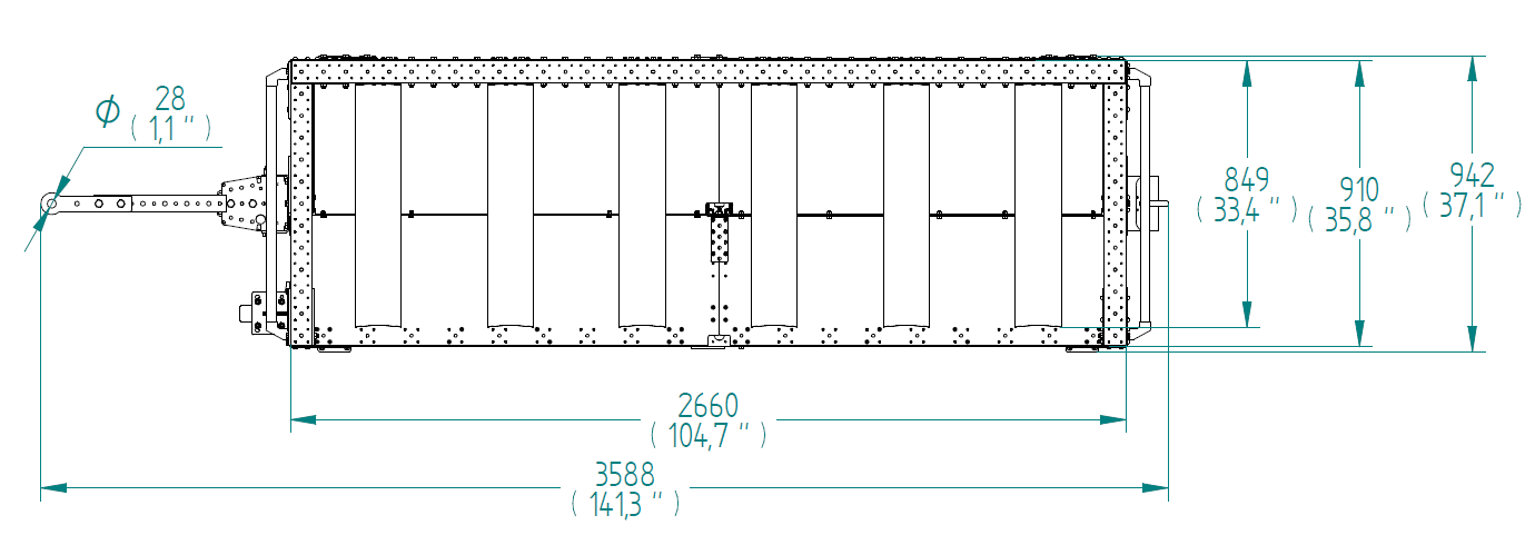 Shelf Kit Cart - 910 x 2660 mm