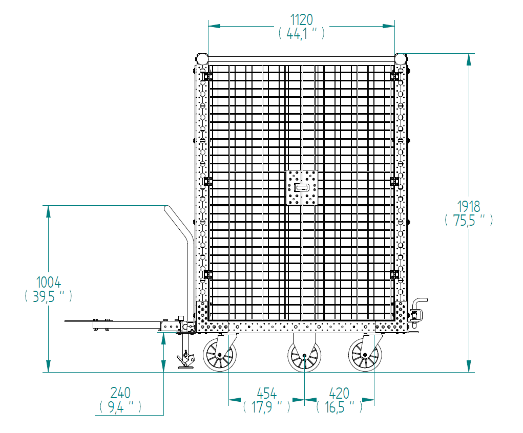Transfer Cart - 1190 x 1260 mm