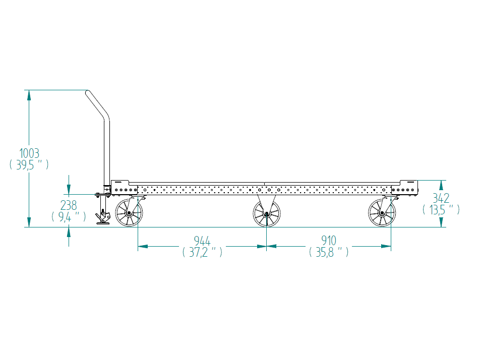 Trolley for Cardboard - 1750 x 2240 mm