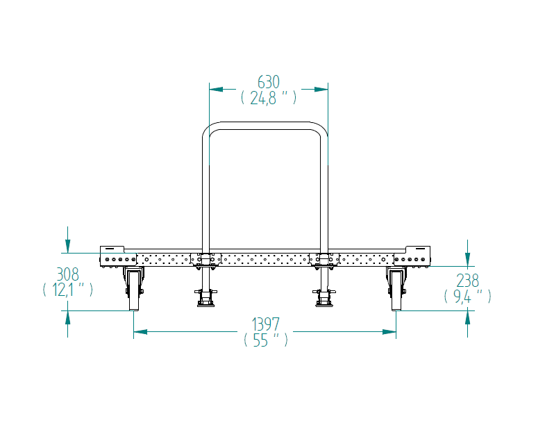 Trolley for Cardboard - 1750 x 2240 mm