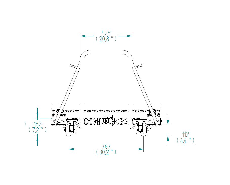 Tugger Roller Cart - 1120 x 1260 mm