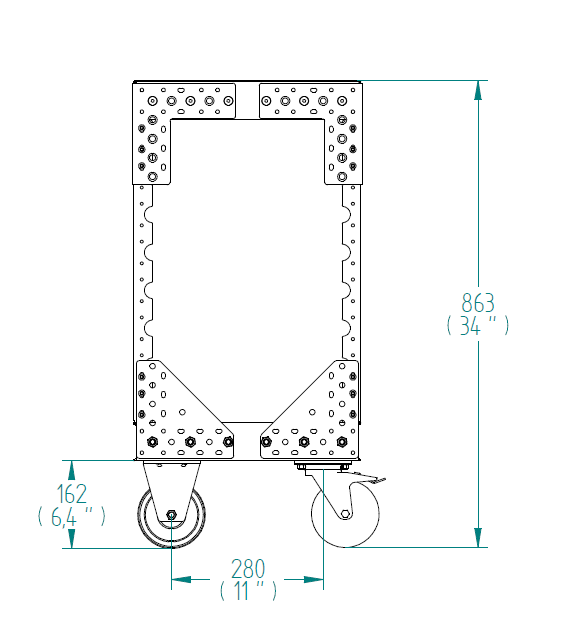 Work Table - 420 x 630 mm